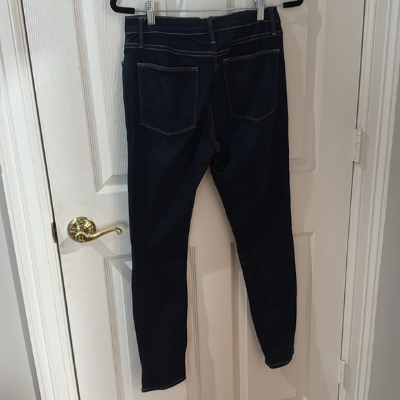 Women's frame le high skinny Jeans size 30 altered to a size 28 - Picture 5 of 6